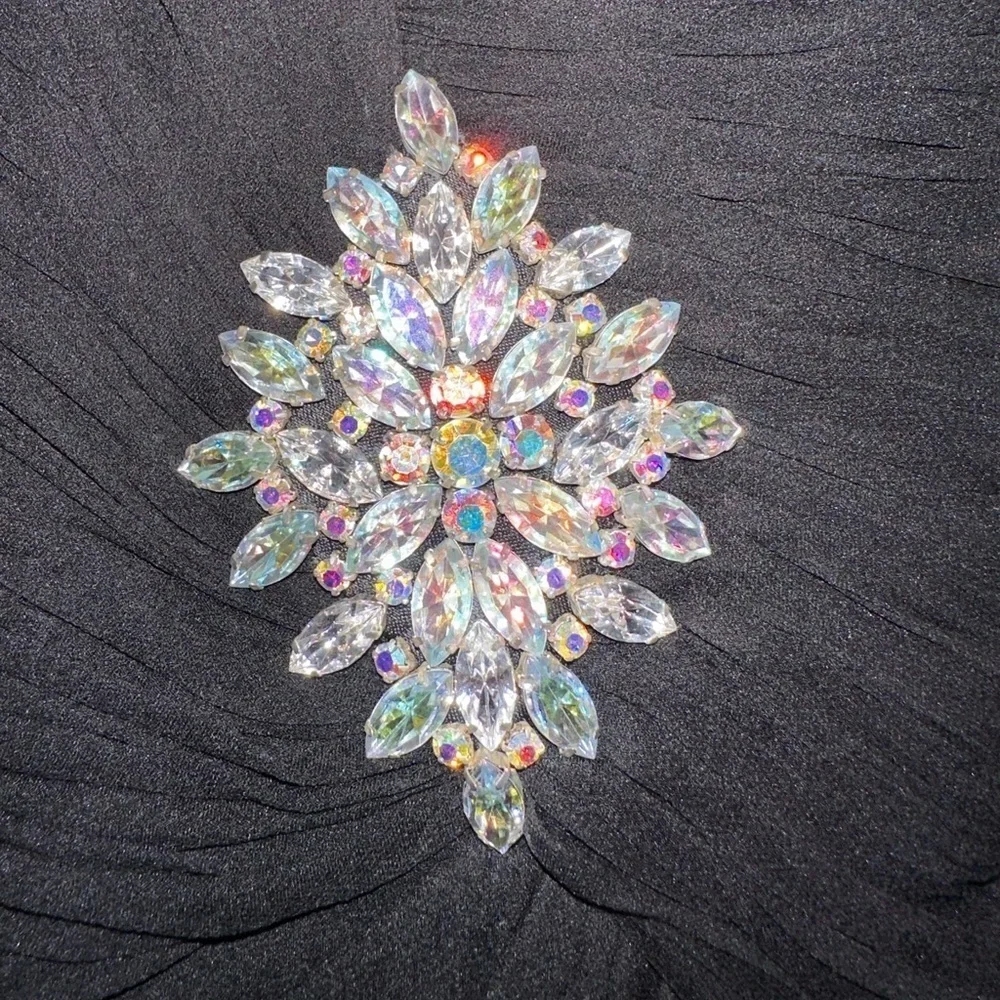 Jovani Off-The-Shoulder Midi Length Dress - Picture 6 of 8